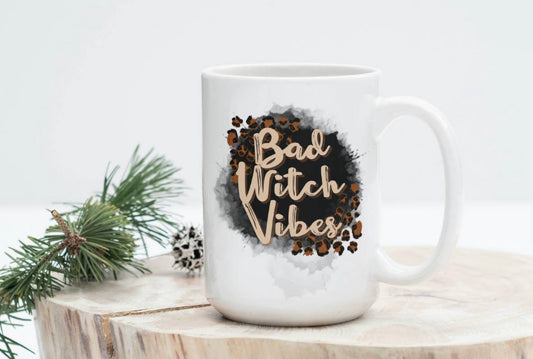  Bad Witch, Coffee mug, Witchy vibes, Occult, Mystical, Enchantment, Magic, Gothic, Witchcraft, Spellbinding, Ceramic, Statement piece, Modern edge, Unique design, Espresso cup, Brew, Moonlight, Sorceress, Enigmatic, Ritual