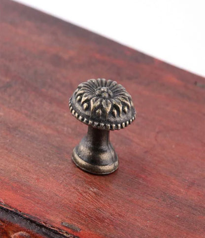 Floral vintage style knob